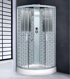 Душевая кабина Niagara Lux NG-7715WBK  хром 90х90х220