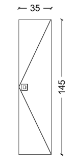 Пенал Armadi Art LUCIDO Бронзированный коричневый 304005