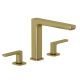 Смеситель для раковины Kludi Renon 42393N075 брашированное золото