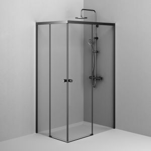 Душевой уголок Am.Pm X-joy W94G-403-120280-BТ1К 120x80 см без поддона чёрный матовый