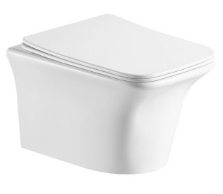 Подвесной унитаз Cerutti SPA Nivolet Aria CT7779 безободковый белый