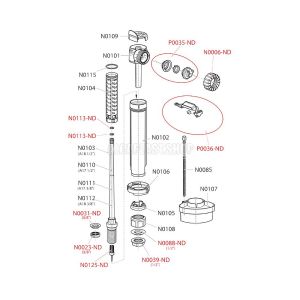 Впускной механизм AlcaPlast с нижней подводкой A17-1/2"