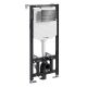 Система инсталляции для унитазов WasserKRAFT Aller 10TLT.010.ME.PB04 с кнопкой смыва
