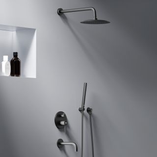 Встраиваемая душевая система Damixa Scandinavian Pure 936510300 черный Встраиваемая душевая система Damixa Scandinavian Pure 936510300 черный