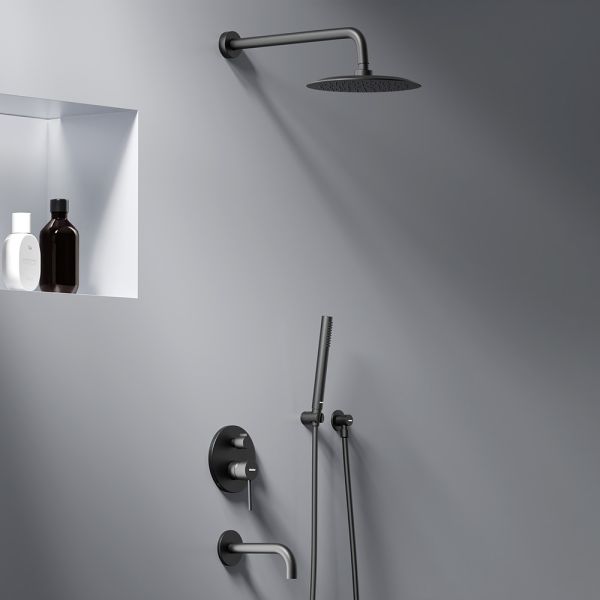 Встраиваемая душевая система Damixa Scandinavian Pure 936510300 черный