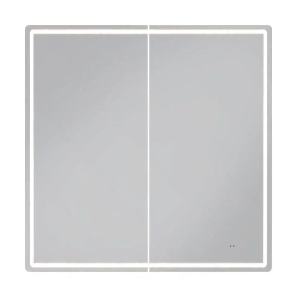 Зеркальный шкаф с подсветкой Vigo Geometry 221 80 см