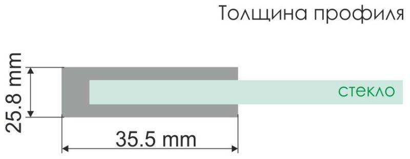 Душевая дверь Wasserkraft Weser 100см серебристый 78F12