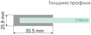Душевой уголок Wasserkraft Weser 90x100см серебристый 78F18