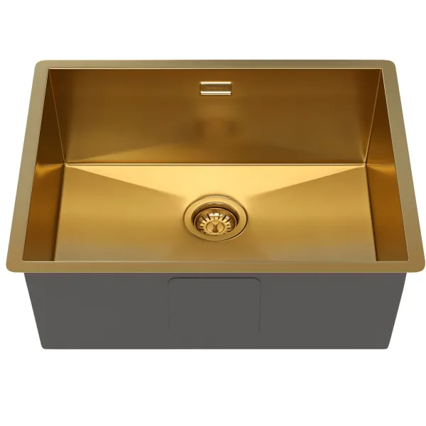 Мойка кухонная Reflexion Como 54-GD RX2054GD оружейная сталь