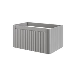 Тумба Armadi Art без раковины VOI рифл. 80см LUNA серый матовый