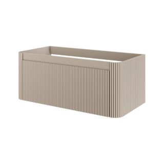 Тумба Armadi Art без раковины VOI рифл. 100см DAPHNE бежевый матовый