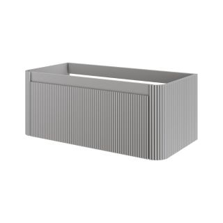 Тумба Armadi Art без раковины VOI рифл. 100см LUNA серый матовый