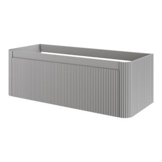 Тумба Armadi Art без раковины VOI рифл. 120см LUNA серый матовый