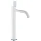 Смеситель для раковины Boheme Stick 122-W-MR-WHITE белый/белый мрамор