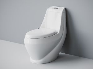 Унитаз-моноблок Laguraty 2160 AС с функцией биде и смесителем белый