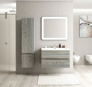 Шкаф подвесной Art&Max Techno 40x160см левый сосна AM-Techno-1600-AC-SO-LW635-L