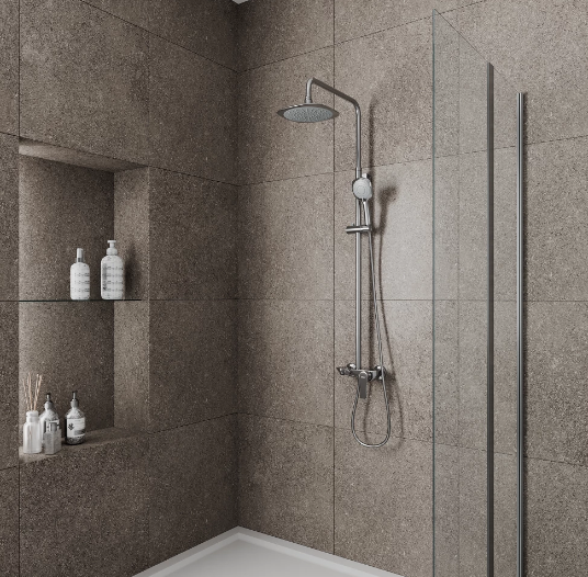 Душевая система D&K Rhein Reisling хром DA1273701B03