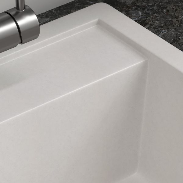 Мойка кухонная Reflexion Zia 51-WH RX1251WH белый