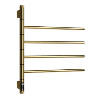 Полотенцесушитель электрический WasserKRAFT Rur 30TH103-4BG 50x60 см золото матовое