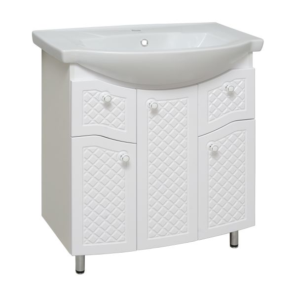 Тумба под раковину Runo  (под умывальник Элеганс 65) Милано 65 (УТ000002087)