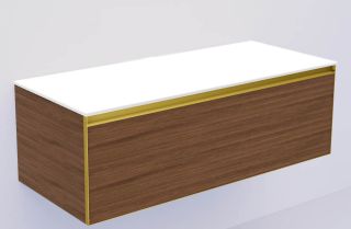 Тумба под раковину Armadi Art Quatro 790-M1-120-B-MG-LED 120 см с подсветкой Bilbao/золото матовое Тумба под раковину Armadi Art Quatro 790-M1-120-B-MG-LED 120 см с подсветкой Bilbao/золото матовое