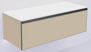 Тумба под раковину Armadi Art Quatro 790-M1-120-D-A-LED 120 см с подсветкой бежевый/антрацит Тумба под раковину Armadi Art Quatro 790-M1-120-D-A-LED 120 см с подсветкой бежевый/антрацит