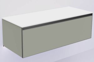 Тумба под раковину Armadi Art Quatro 790-M1-120-L-A-LED 120 см с подсветкой серый/антрацит