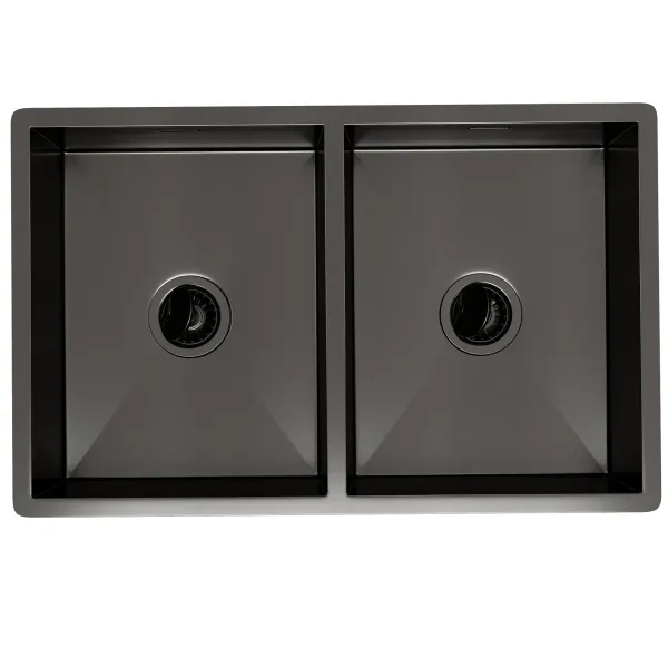 Мойка кухонная Reflexion Garda 70-BL  RX2170BL оружейная сталь