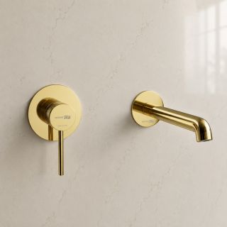 Смеситель для раковины WasserKRAFT Muritz 9851.443PG золото
