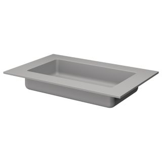 Раковина моноблок Armadi Art Quatro 793-080-L 80 см серый