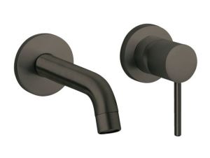 Встраиваемый смеситель для раковины Paini Cox 78PZ208 чёрный матовый