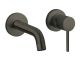 Встраиваемый смеситель для раковины Paini Cox 78PZ208 чёрный матовый