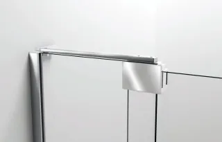 Душевая дверь Vincea Extra VDP-1E1011CLGM 100/110 см стекло прозрачное профиль воронёная сталь