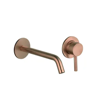 Встраиваемый смеситель для раковины AQUAme Siena AQM6215BC медь брашированная