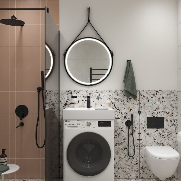 Раковина Reflexion Tetra RF6050TE белая 60x50