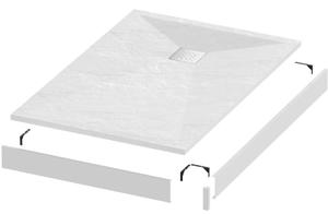 Экран для поддона Grossman Strong GR-S1901001Q 100x90см белый
