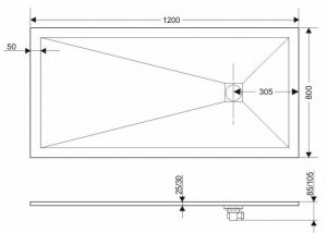 Экран для поддона Grossman Strong GR-S2801201Q 120x80см графит