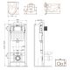 Унитаз с инсталляцией AM.PM Like IS49038.801900 черный