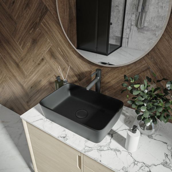 Раковина чаша Maretti UM13NS03-560, черная Раковина чаша Maretti UM13NS03-560, черная