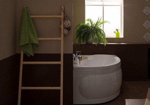 Акриловая ванна Aquanet Luna 155x100 R