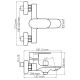 WasserKRAFT Mindel 8501 Смеситель для ванны с коротким изливом