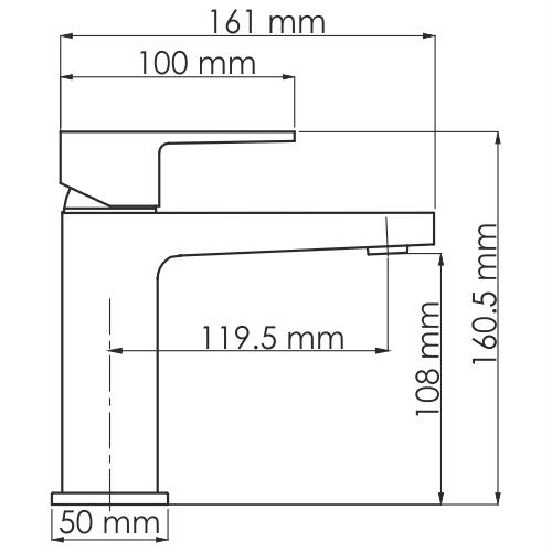 WasserKRAFT Abens 2003 Смеситель для умывальника