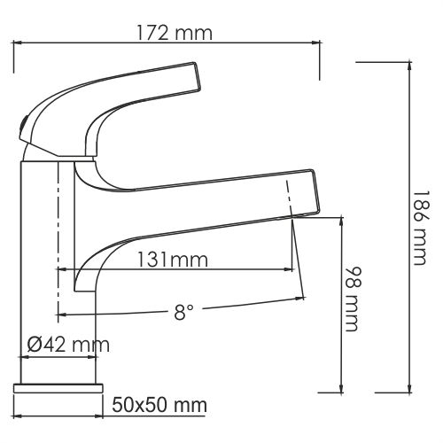 WasserKRAFT Sauer 7103 Смеситель для умывальника