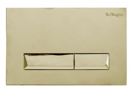 Кнопка смыва BelBagno MARMI BB013-MR-ORO золотая
