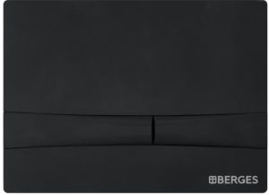 Комплект Berges 4в1 043224: инсталляция NOVUM525 кнопка F5 SoftTouch чёрная унитаз Floe Rimless сидение Floe Slim SO