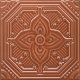 Декор Kerama Marazzi SSA005 Салинас оранжевый глянцевый 15x15x0,69