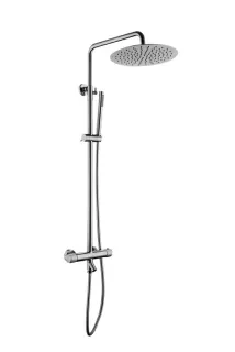 Душевая стойка Boheme 468-T-INOX нержавеющая сталь