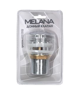 Донный клапан Melana MLN-335302CH с переливом хром Донный клапан Melana MLN-335302CH с переливом хром