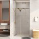 Душевая дверь WasserKRAFT Ems 76H05R-MG 120 см профиль золото стекло матовое