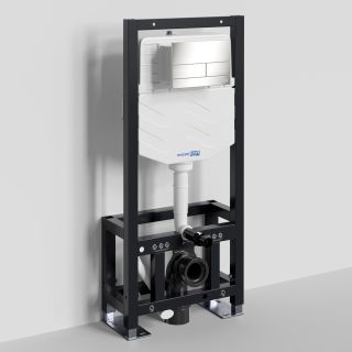 Система инсталляции для унитазов WasserKRAFT Dill 61TLT.010.ME.BN04 с кнопкой смыва